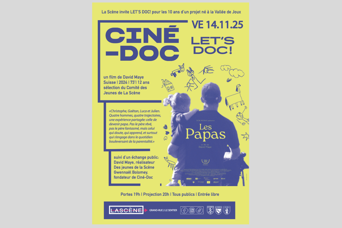LET'S DOC: Projection du film LES PAPAS