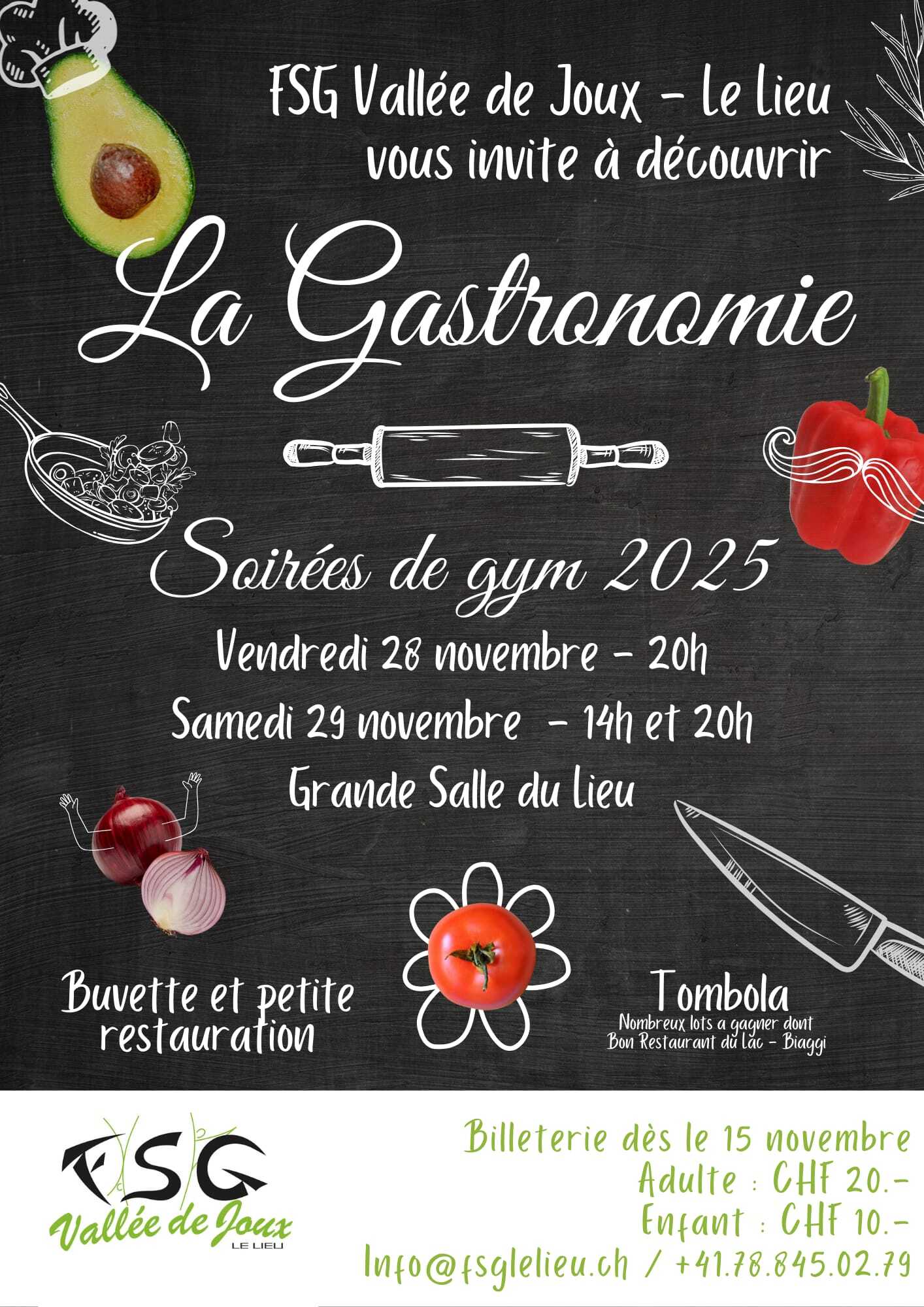 Soirées annuelles de gym 2025