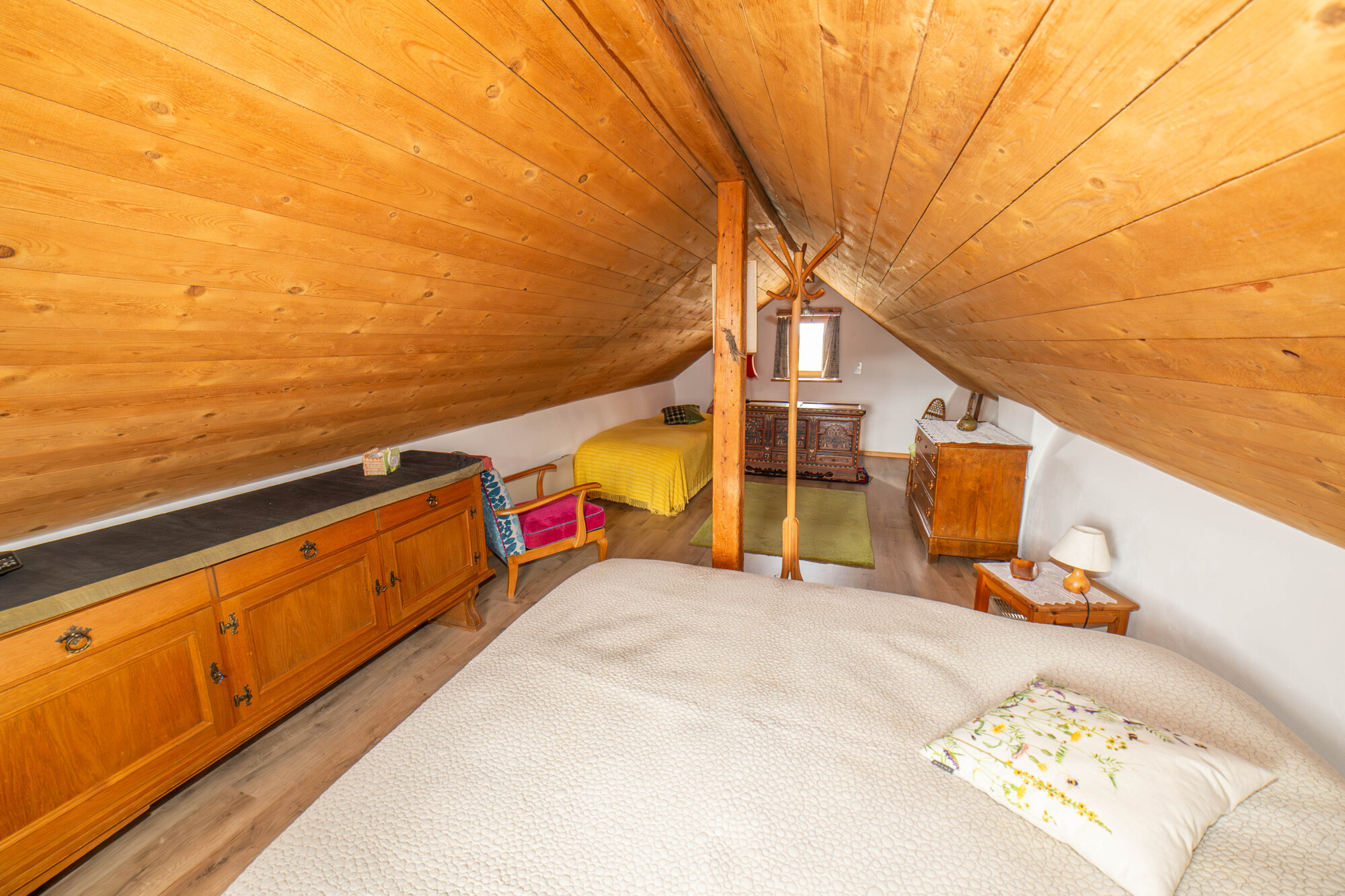 Les Fûves - Chambre vue des lits