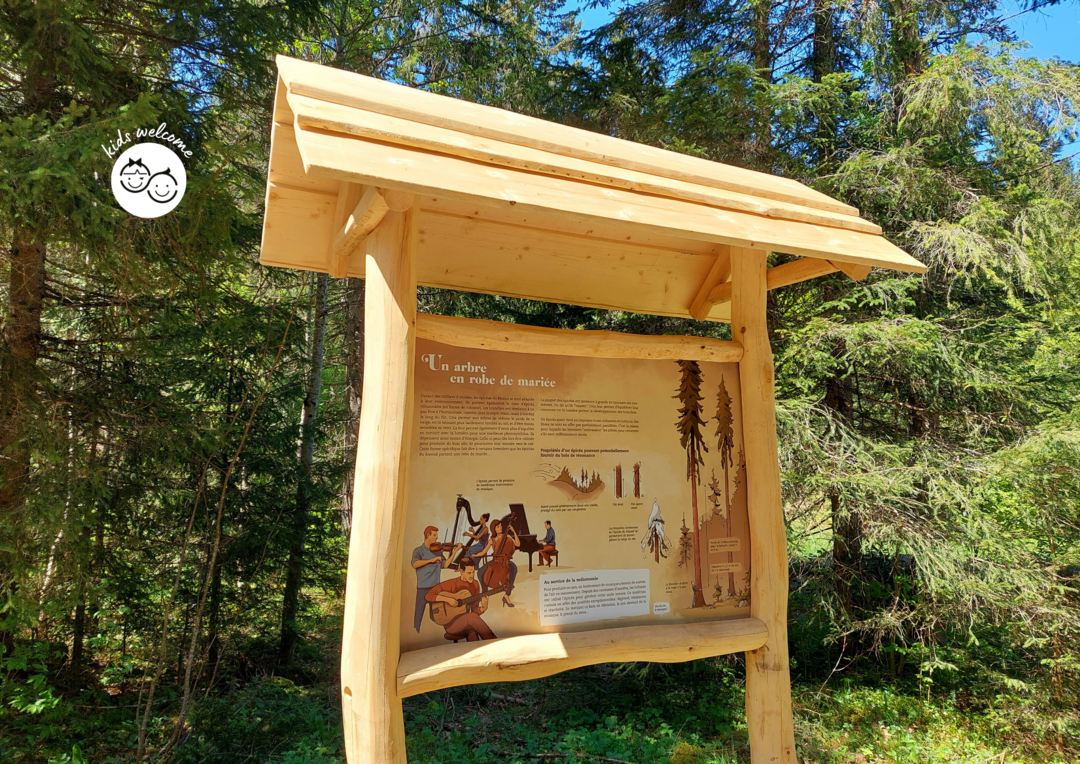 Sentier didactique du bois de résonance du Risoud - Kids welcome