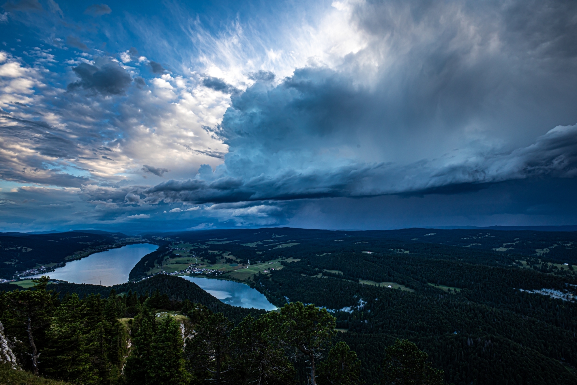 Vue a&eacute;rienne - Ciel couvert