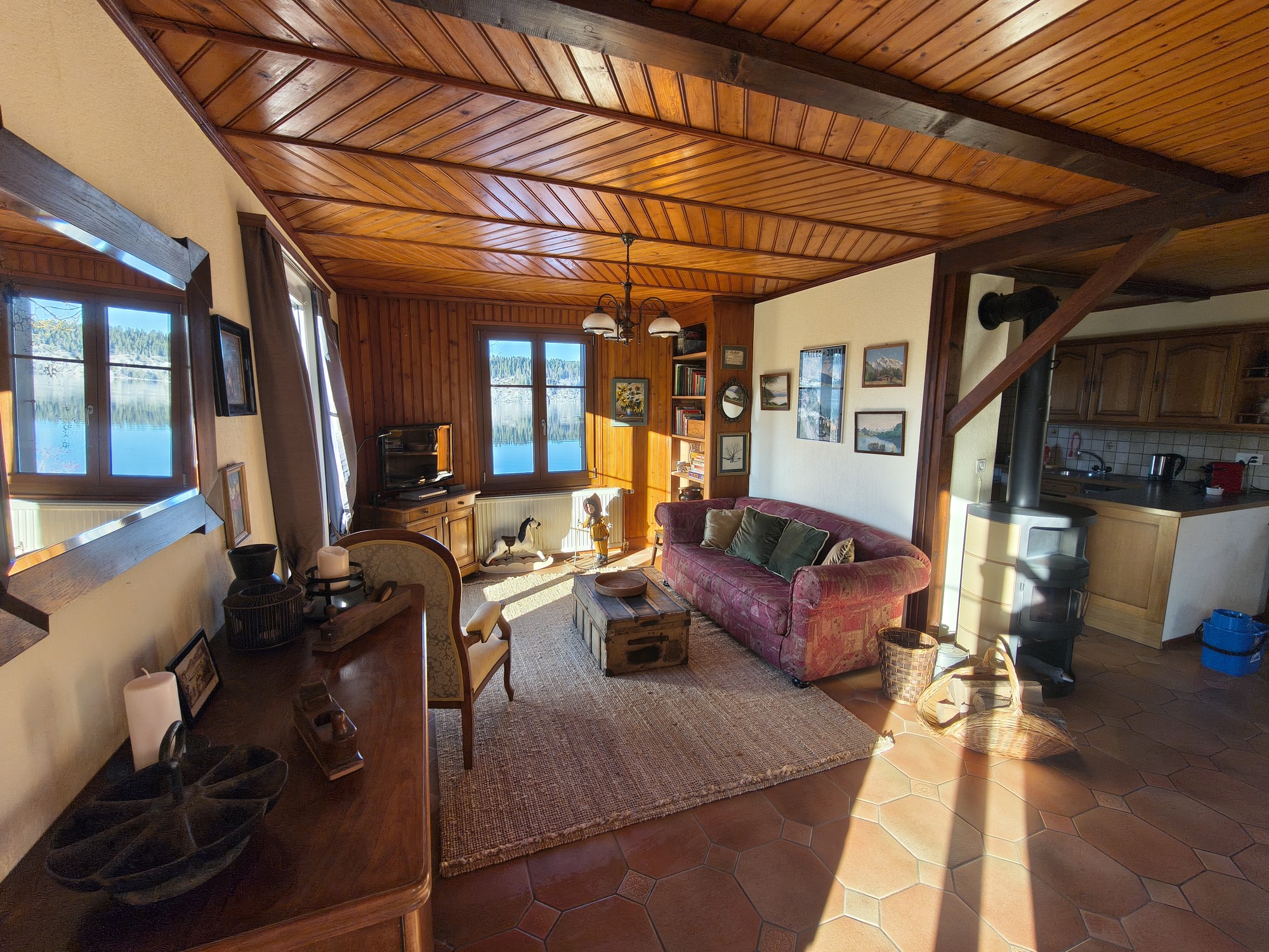 Chalet Frioud - Salon