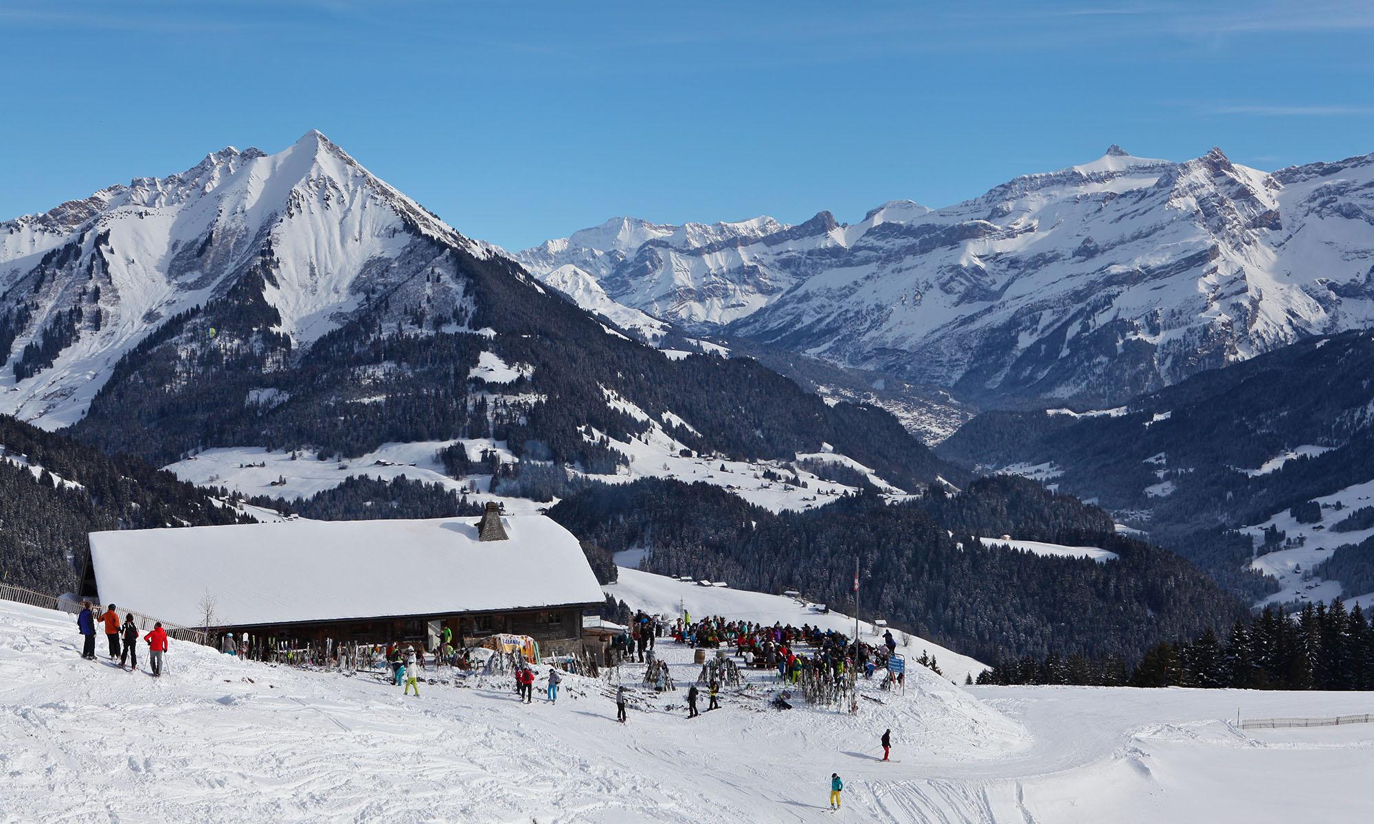 Restaurants and mountain snack bars in Leysin