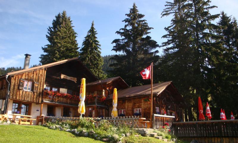 Restaurant Prafandaz / terrace - summer - Leysin