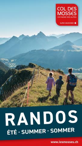 Hiking map / cover - Les Mosses