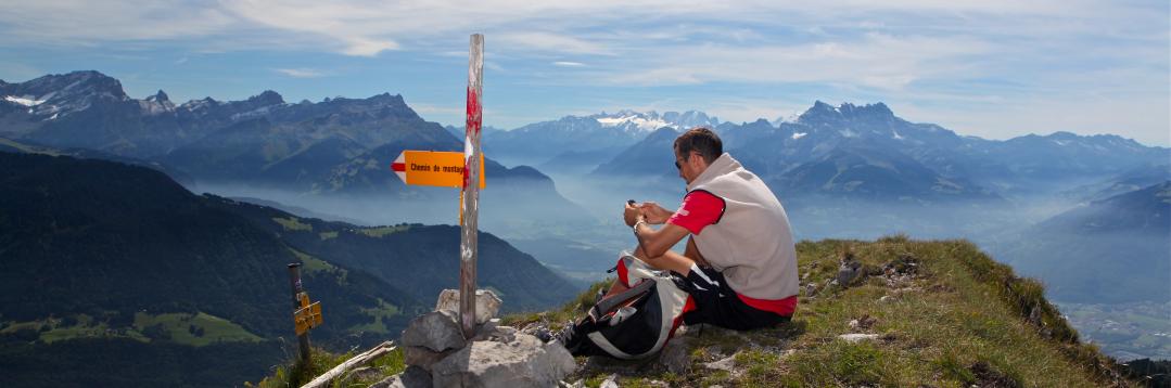 La Riondaz summit - summer - Leysin
