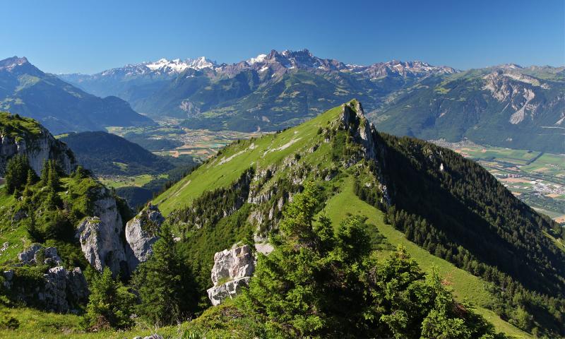 La Riondaz von la Berneuse - Sommer - Leysin