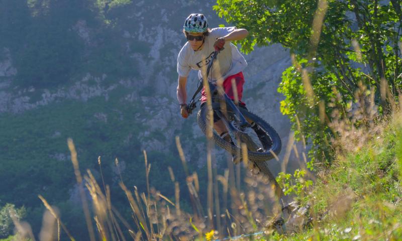 Downhill bikepark - summer - Leysin