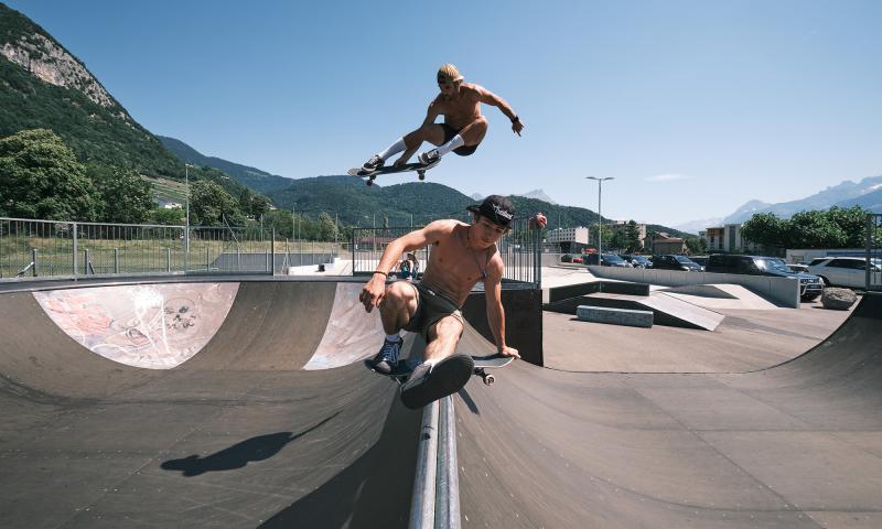 Skatepark - été - Aigle