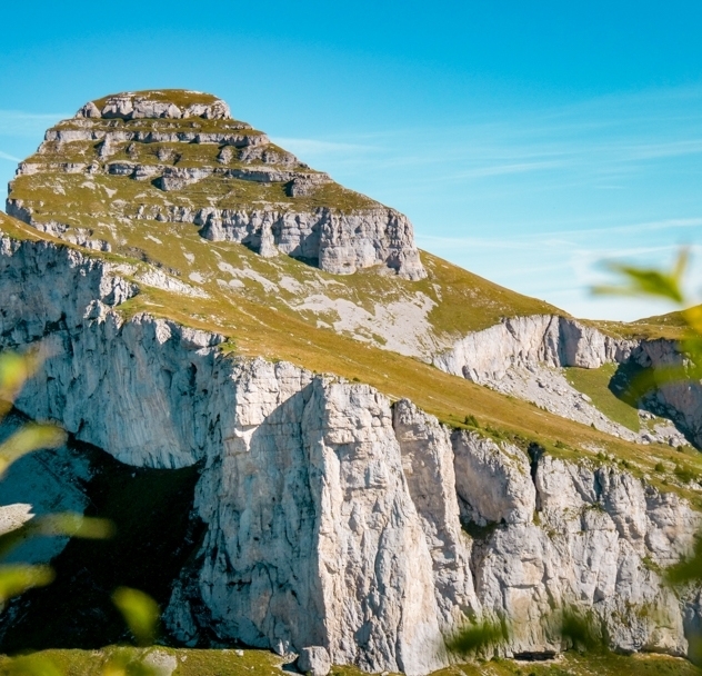 Climbing at the Tour d'Aï, west face