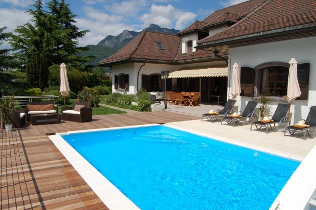 B&B l'Eden / piscine - été - Aigle