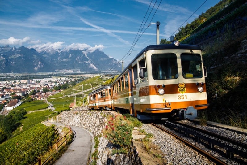 Train AL - été - Aigle-Leysin