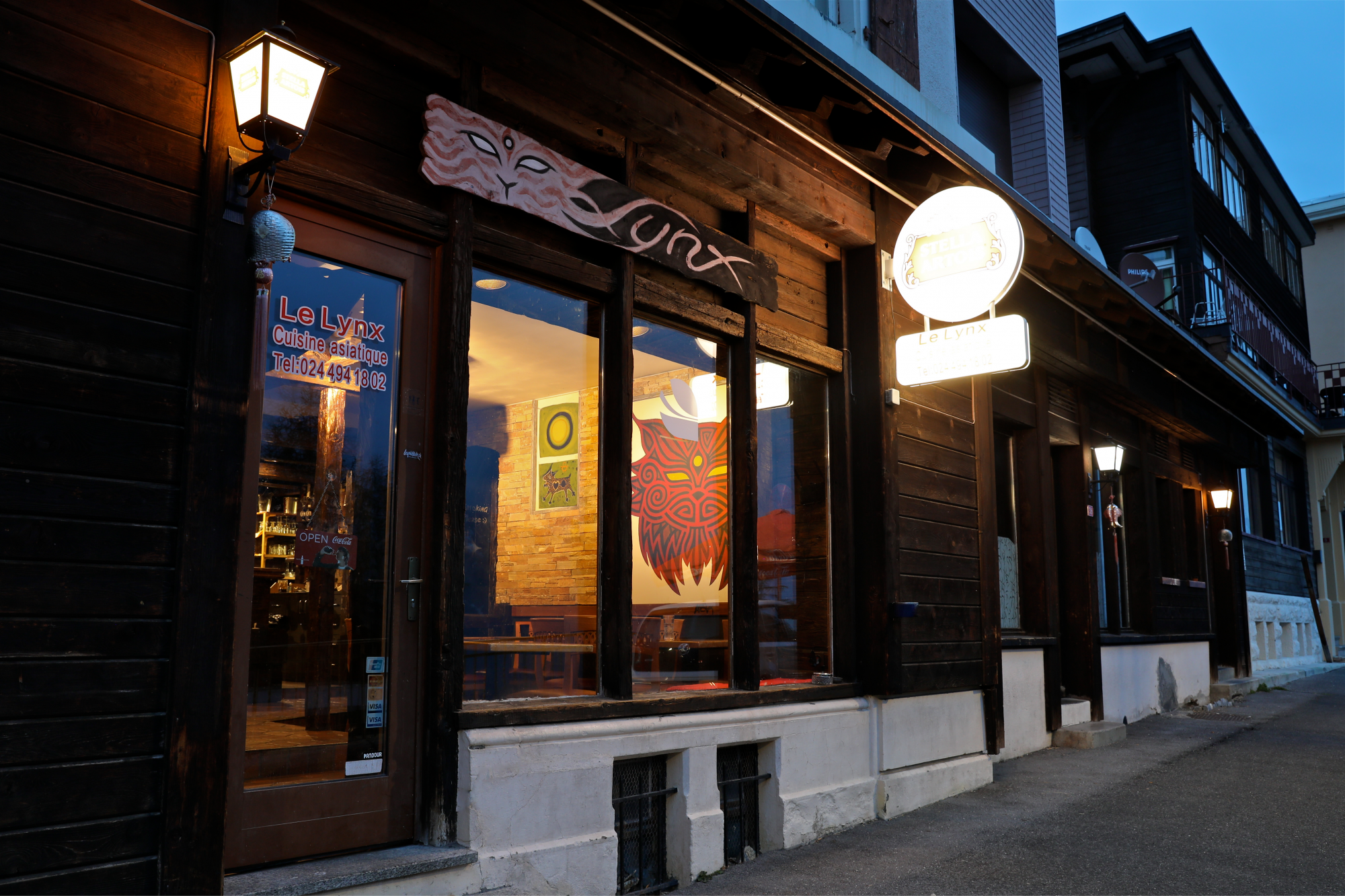 Restaurant le Lynx - été - Leysin