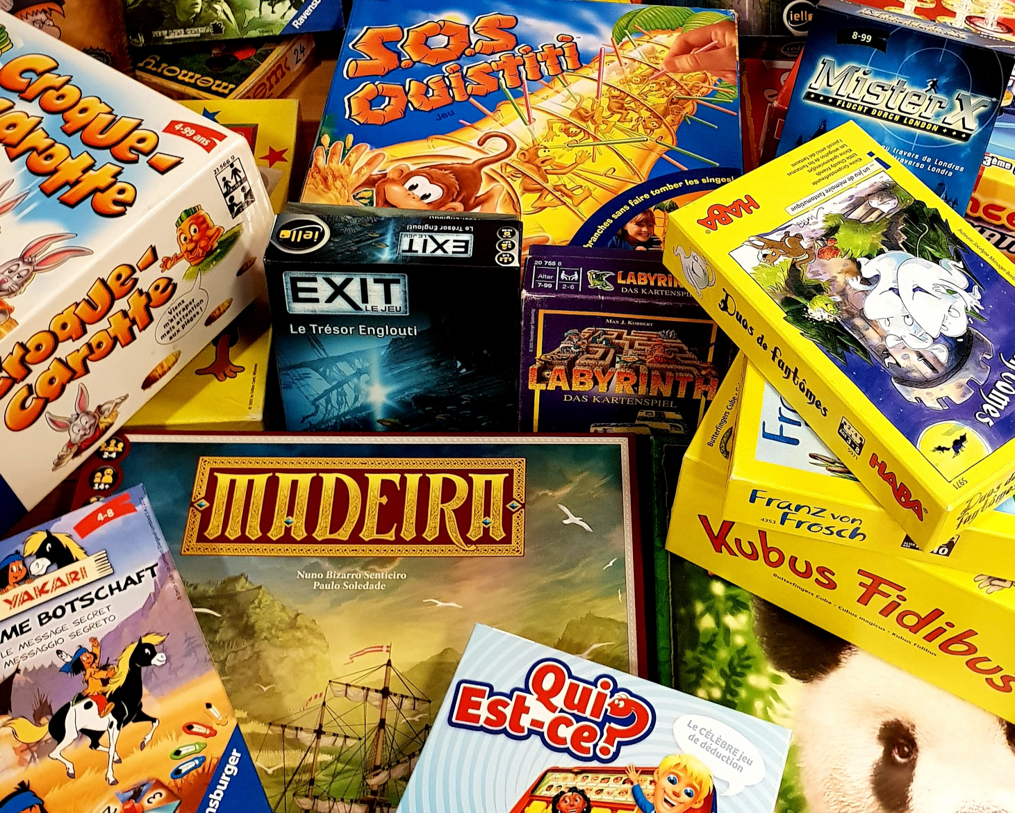 Board game library - Les Mosses