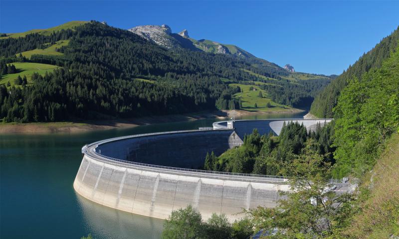 La Lécherette - Hongrin dam - Summer