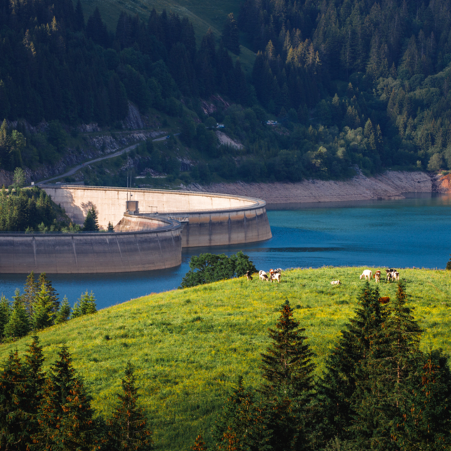 Route panorama alpin