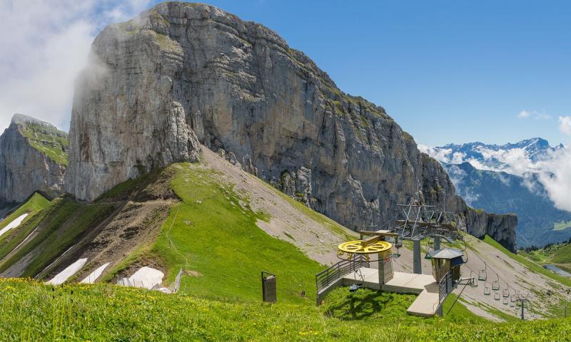 Tour d'Aï von Chaux-de-Mont aus gesehen - Sommer - Leysin