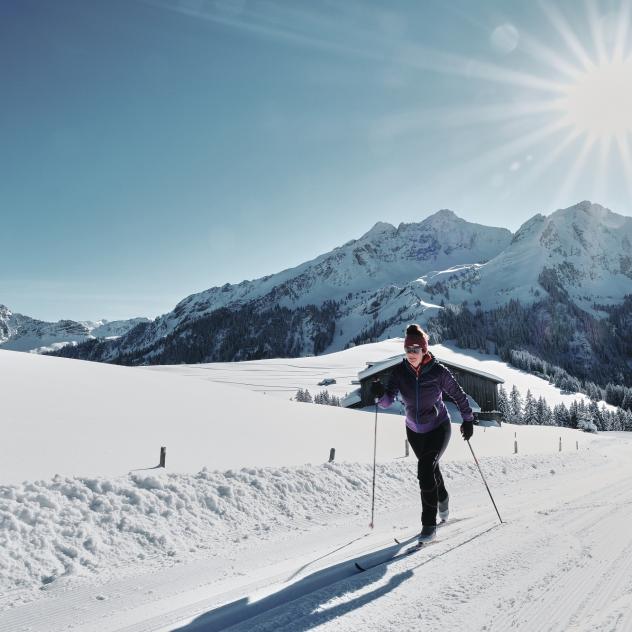 Cross-country slope in Pra Cornet