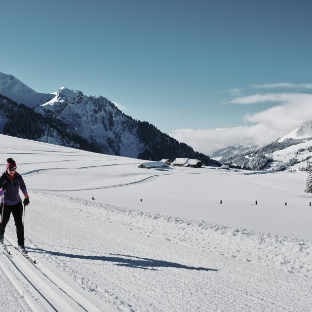 Les pistes de ski de fond dans l'Espace Nordique des Alpes Vaudoises