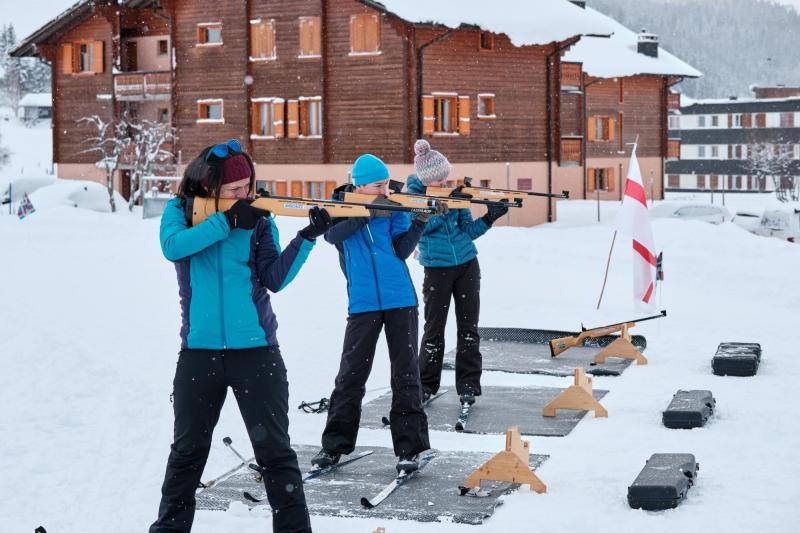 Les Mosses - Introduction to biathlon - winter