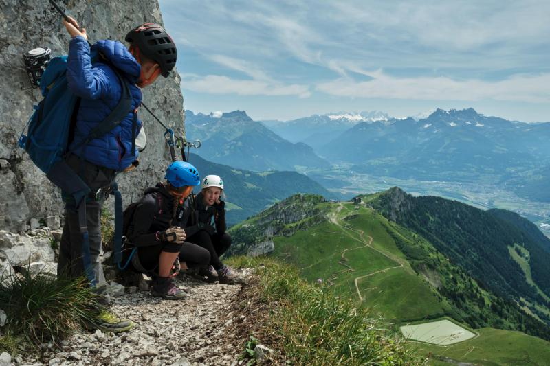 Leysin - Via ferrata - Sommer