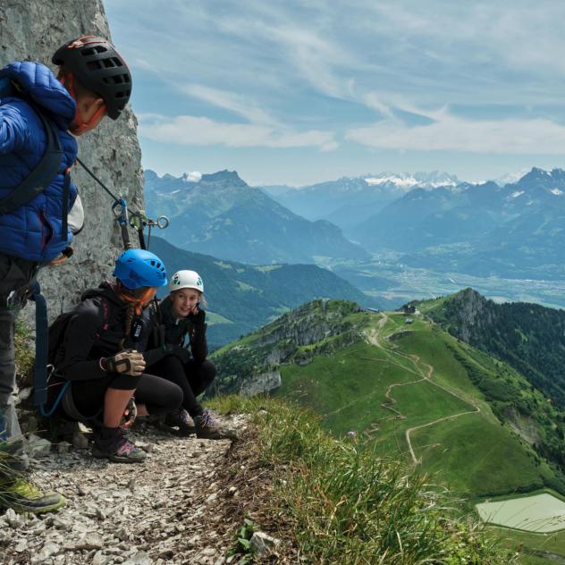 Praktikum Klettern und Via Ferrata