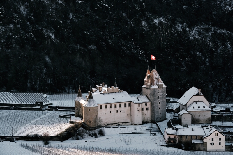 Chateau - Aigle - Hiver