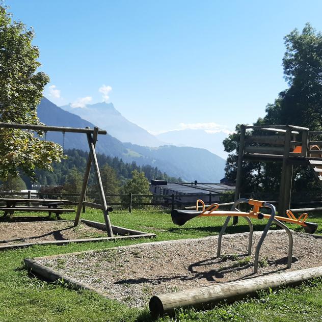 Playground and picnic area