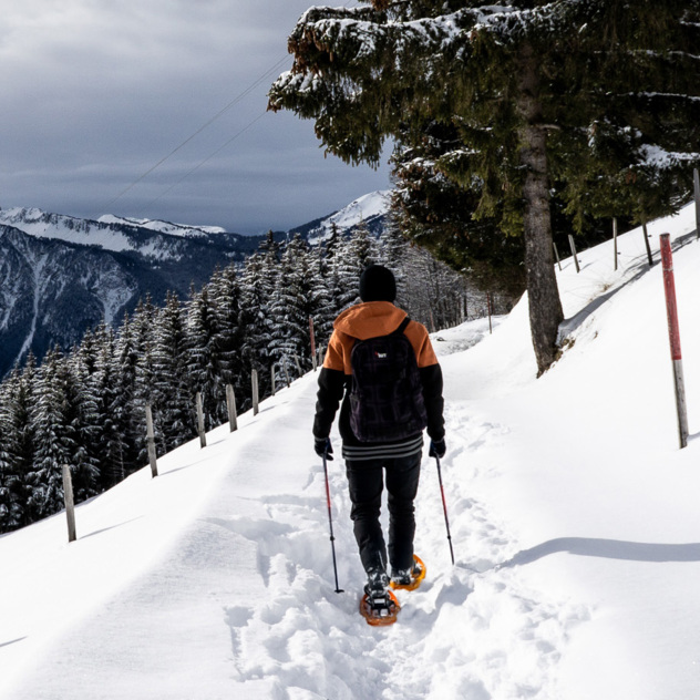 Tracé du Trappeur en raquettes
