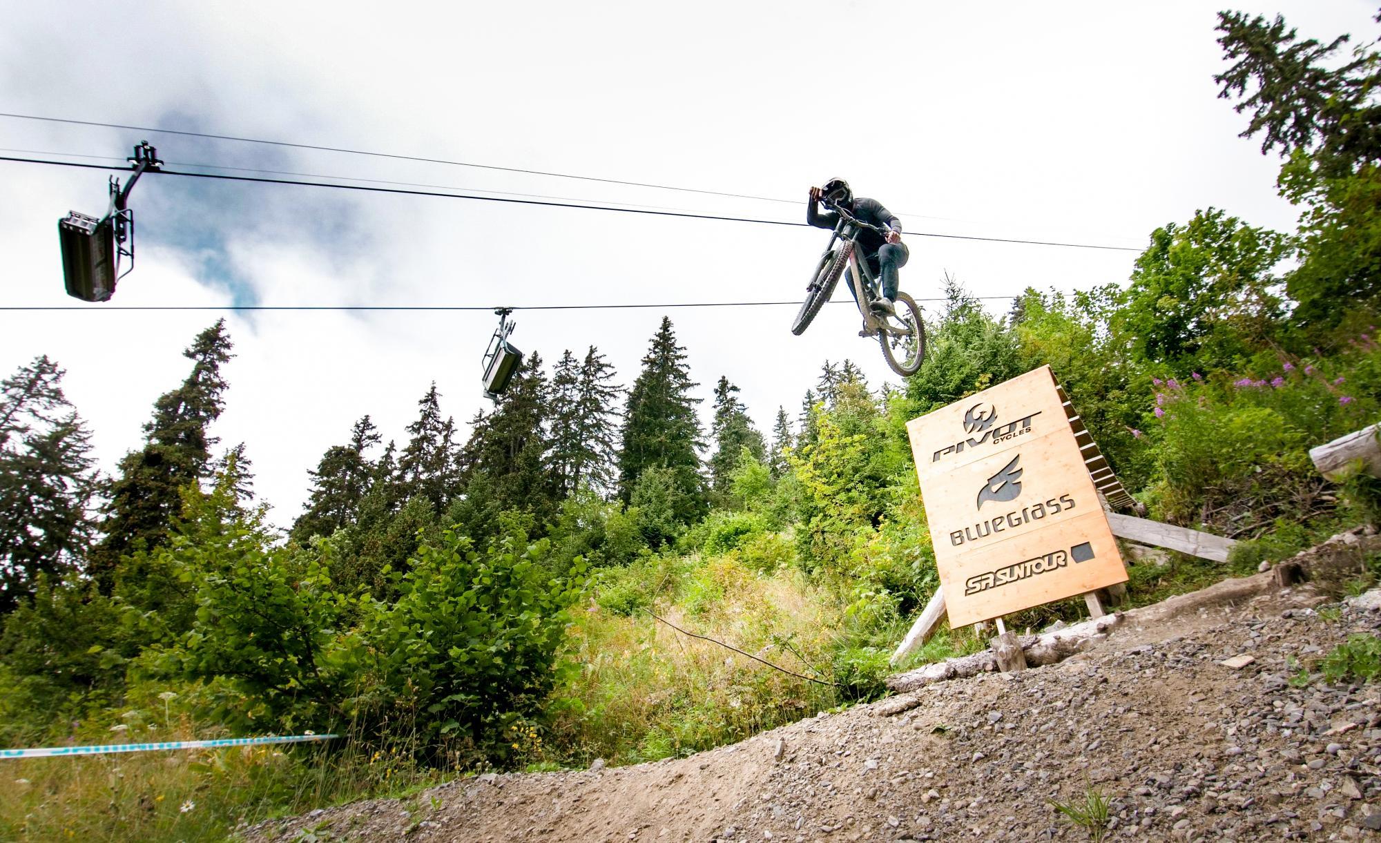 Cycling in Leysin