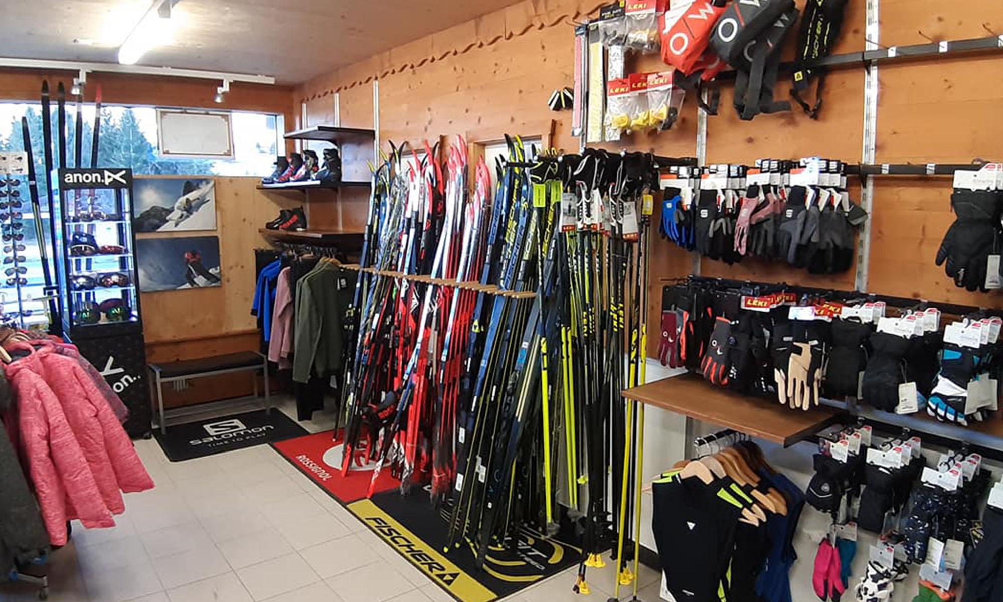 Sports shops in Les Mosses