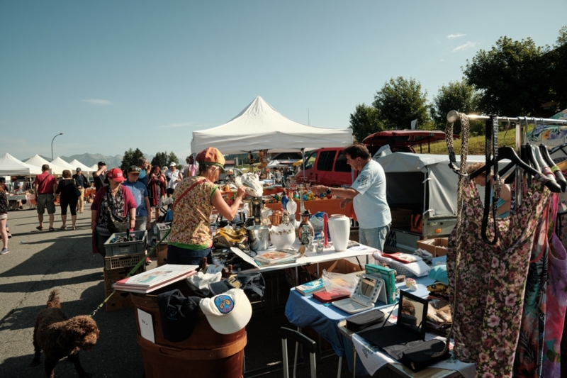 Marché brocante - été - Les Mosses