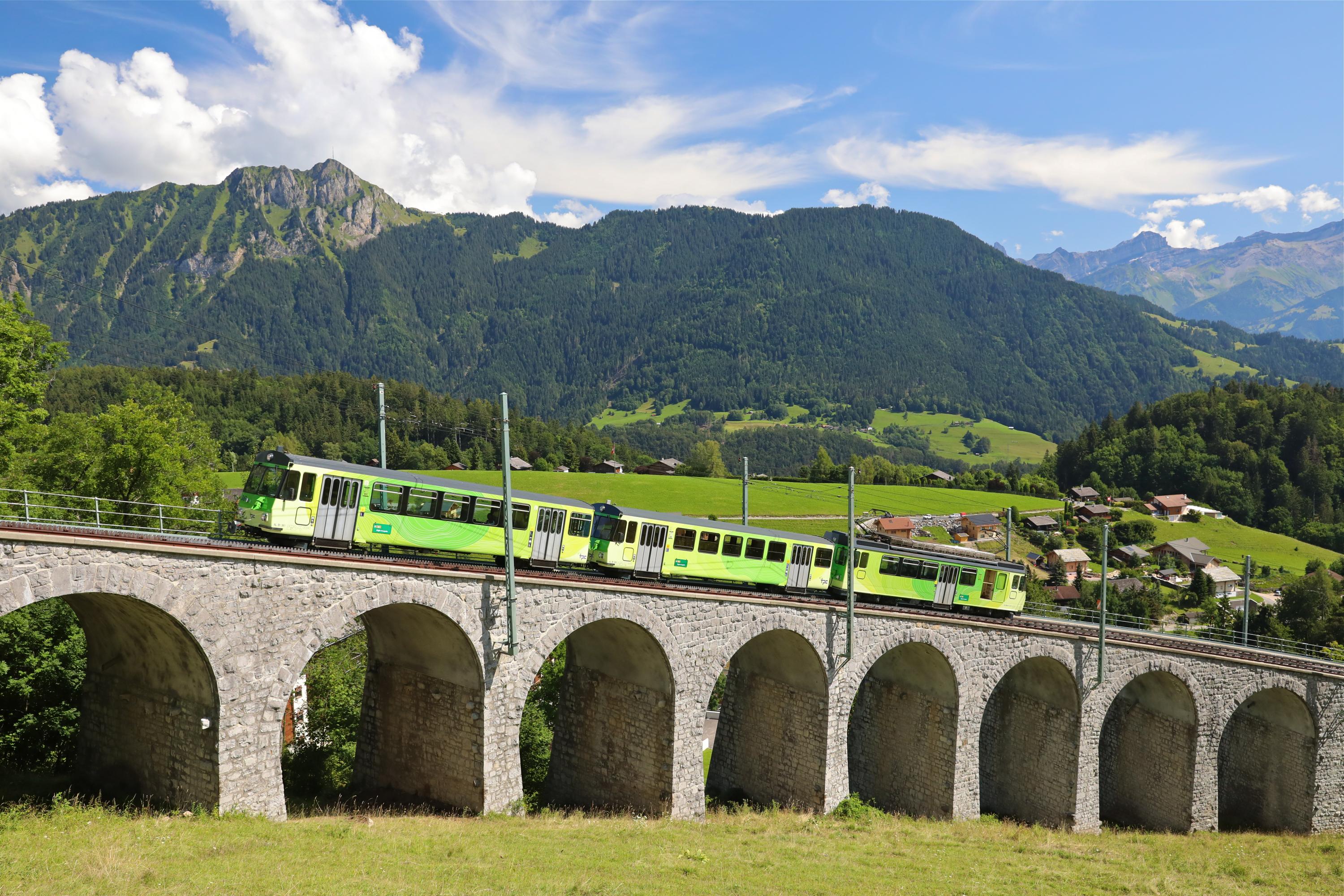 Öffentliche Verkehrsmittel in Leysin