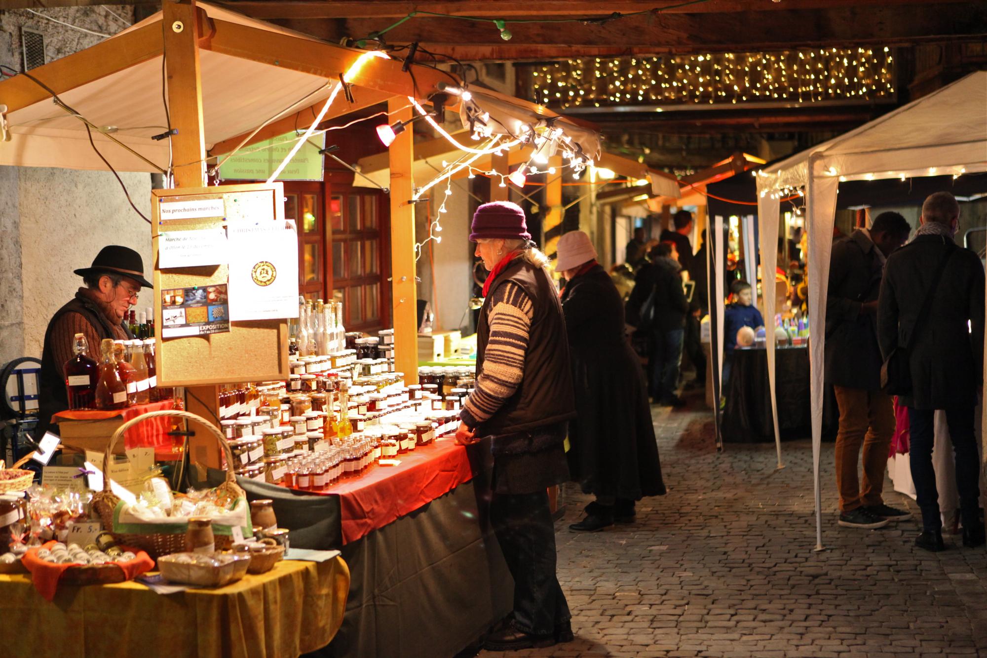 Marché artisanal de Jérusalem - hiver - Aigle