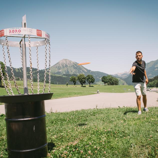 Disc Golf à Leysin