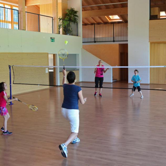 Badminton in Les Mosses