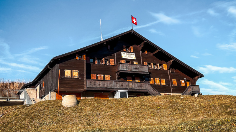 Restaurant de la Pierre du Moëllé - été - Les Mosses