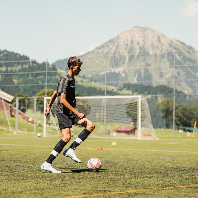 Leysin's football pitch