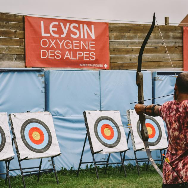 Archery initiation in Leysin