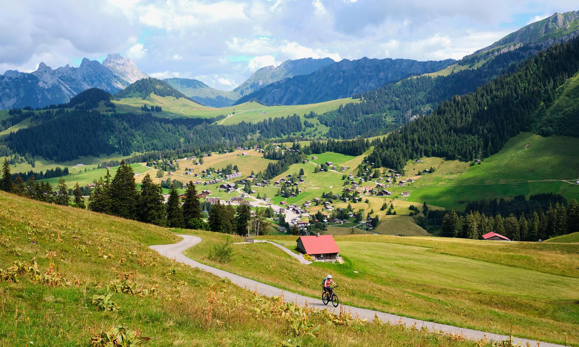 E-Bike routes in Les Mosses