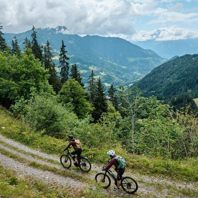 Itinéraires de VTT au Col des Mosses