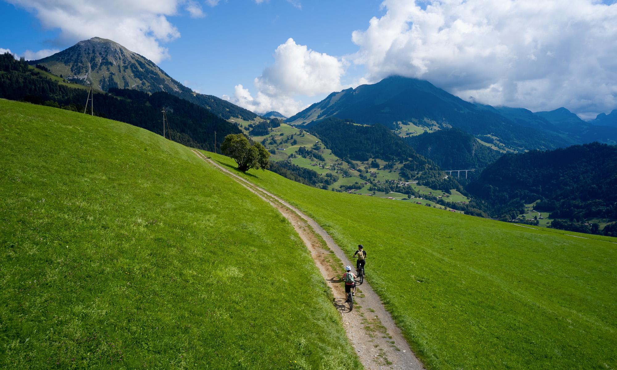 Itinéraires de VTT à Leysin