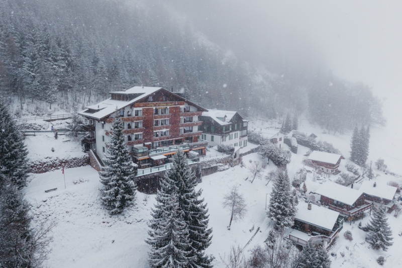 Hôtel Le Grand Chalet - hiver - Leysin