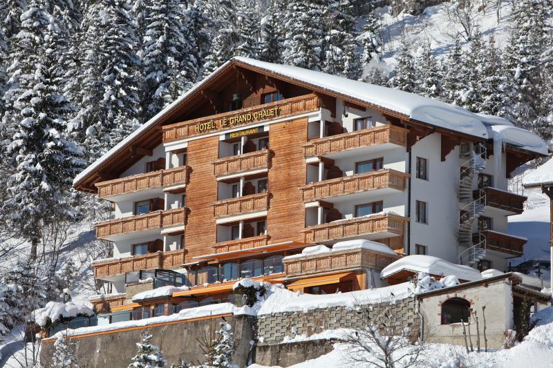 Hôtel Le Grand Chalet - winter- Leysin