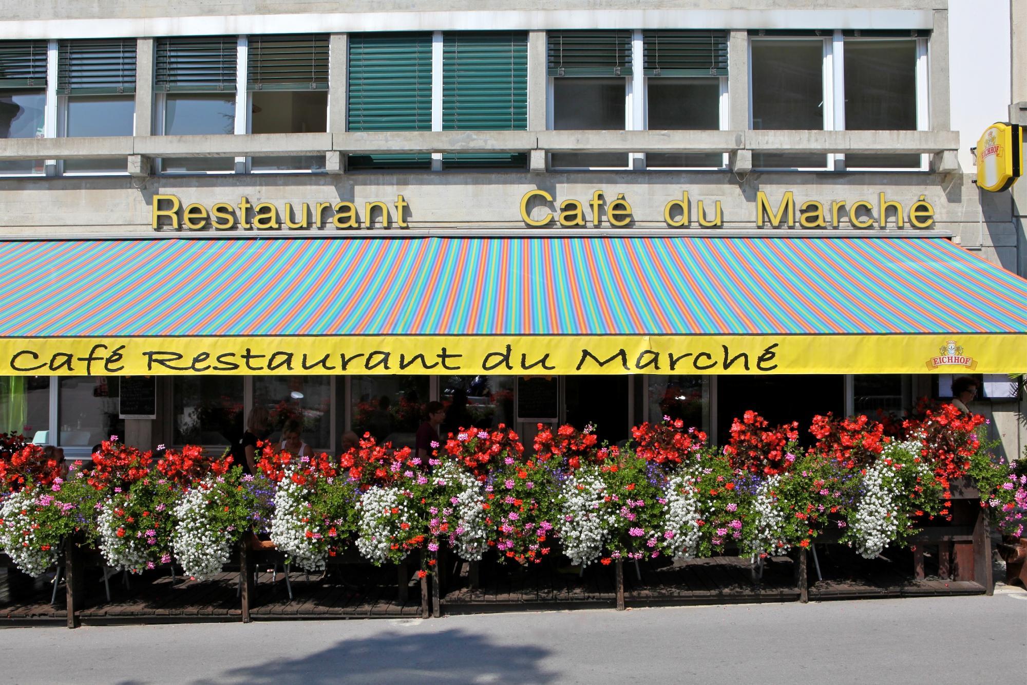 Restaurant du Marché - summer - Aigle