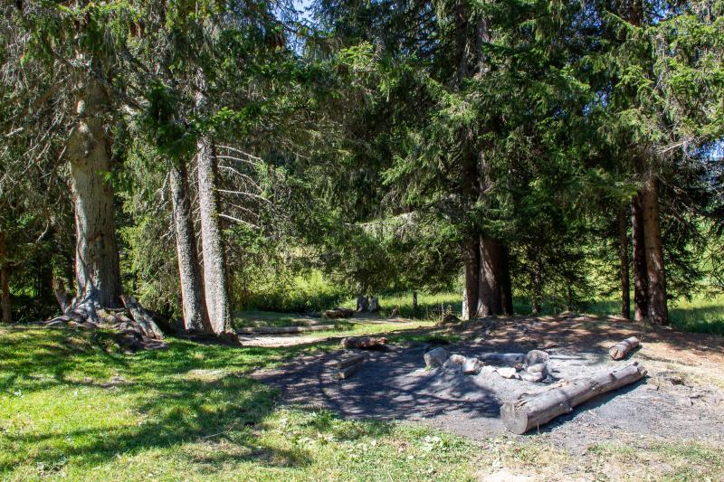 Preisettes picnic - fireplace - les Mosses - summer