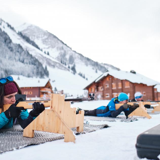 Einführung zum Biathlon - Les Mosses