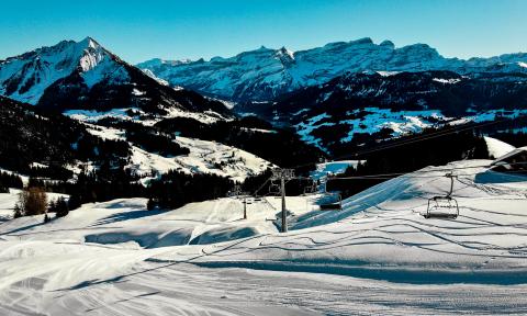 Leysin - Winter - Slopes of Choulet - Les Fers