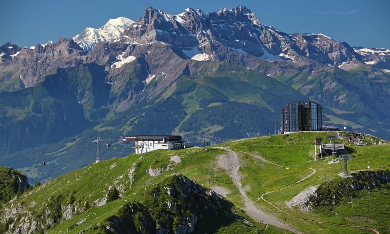 Kuklos/Berneuse mit Dents-du-Midi - Sommer - Leysin