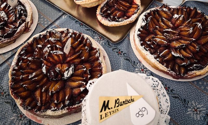 tartes - boutique à pain - M. Buntschu - Leysin